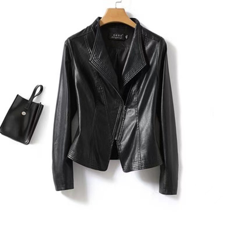 Title 2, Small Genuine Leather Sheepskin Jacket Short Sl...