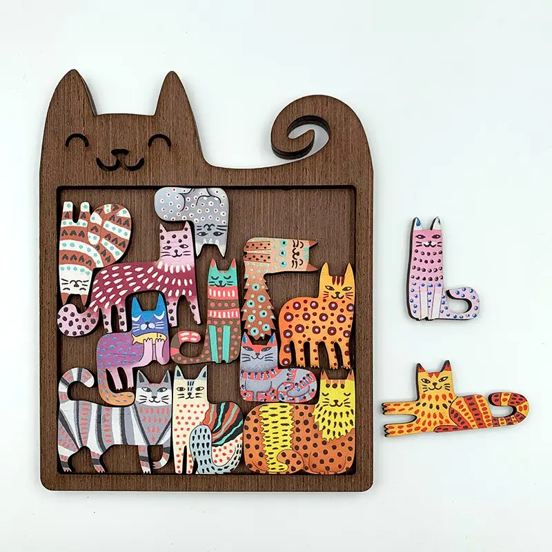 Super Difficult Puzzle Cute Cat Alien Brainstorming