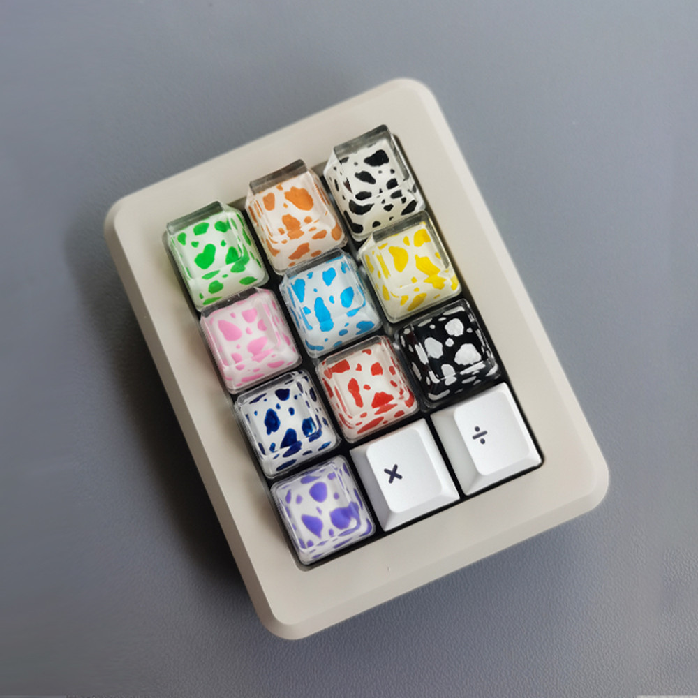 Cow Personality Handmade Resin Keycap Cherry