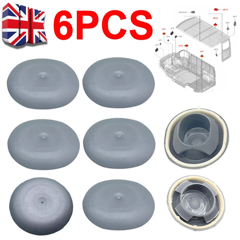 FITS FORD TRANSIT CUSTOM - ROOF HOLE RUBBER GROMMET PLUG - CENTRE OF - X 6 — image 8