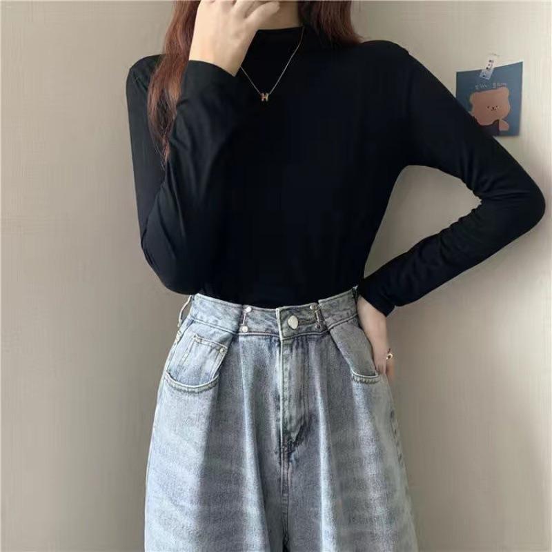 Women's High Elastic Bottoming Wear High Collar Bottoming Shirt