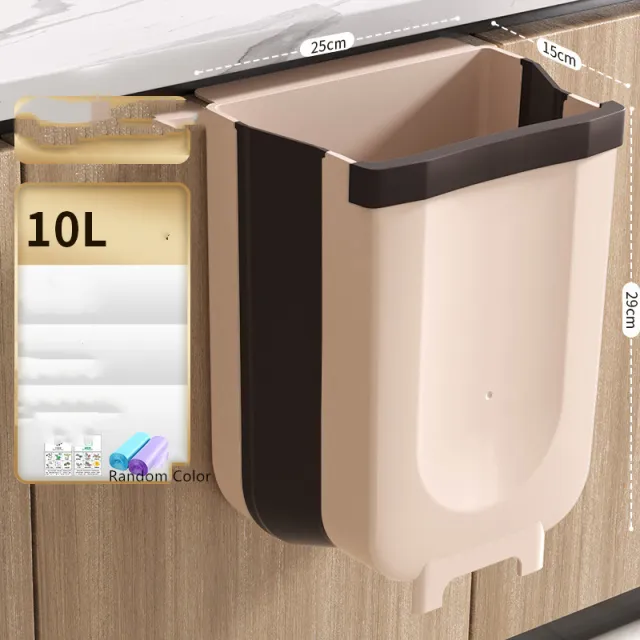Household hanging folding trash can Coffee - Shop at LoveMi
