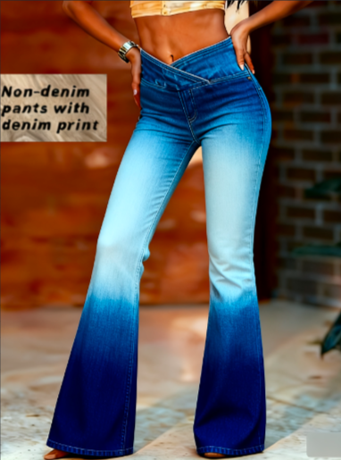 Slim-fit Flared Casual Jeans