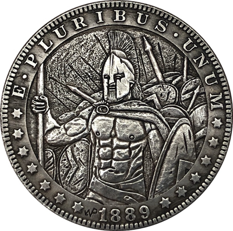 38MM Antique Silver Coin Crafts - Image 4