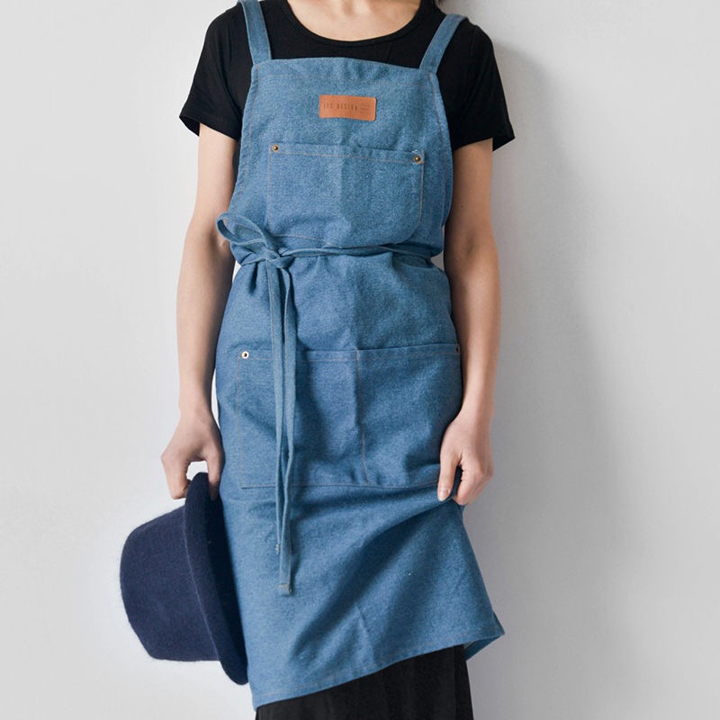 Title 2, Canvas kitchen Japanese denim cotton apron