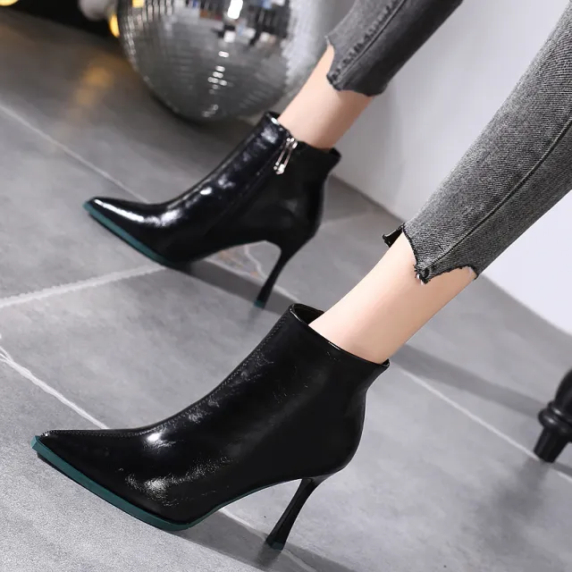 New Pointed High Heels With Stiletto Heel Black - Shop at LoveMi
