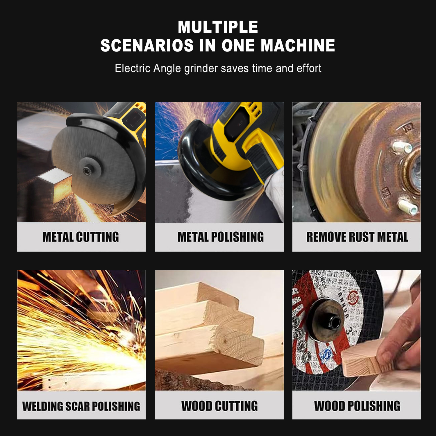 12V Mini Angle Grinder Rechargeable Grinding Tool Polishing Grinding Machine — foto 9