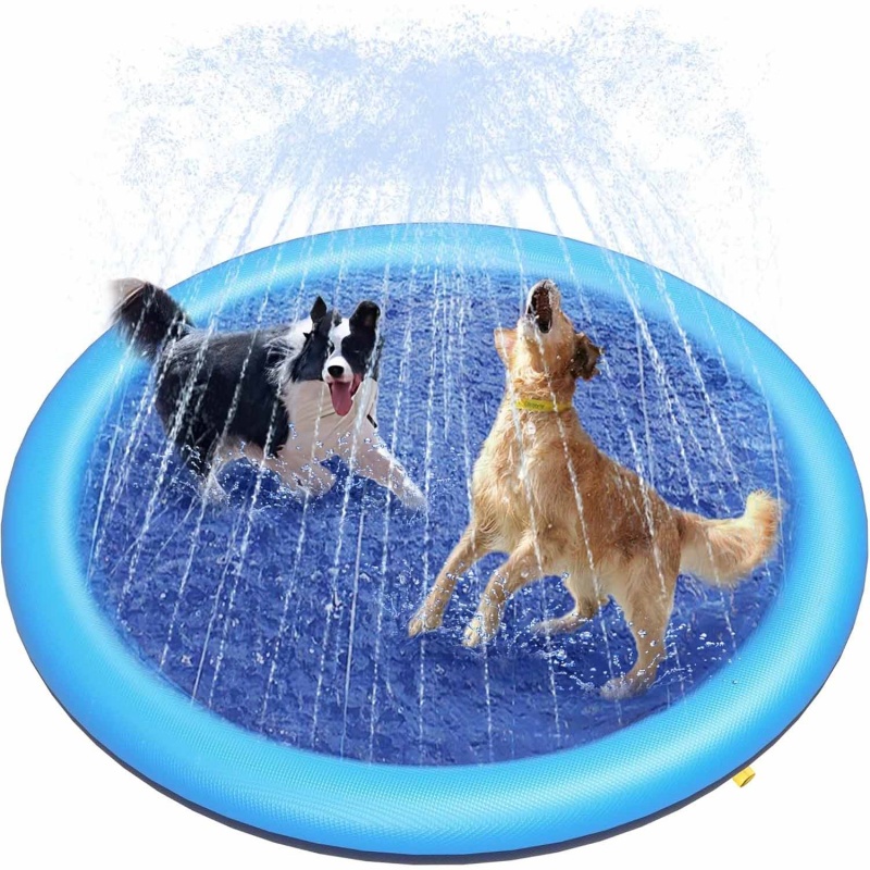 Kids Inflatable Water Spray Mat 170cm Outdoor Splash Play Sprinkler Pool Toy — image 9