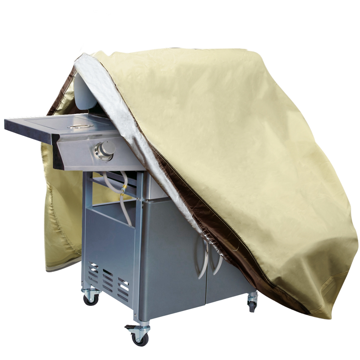 1Pc 70Inch Or 64Inch 210D Waterproof Outdoor BBQ Grill Cover Windproof Dustproof Patio Gas Grill Oven Protector Oxford Cloth Garden — foto 3
