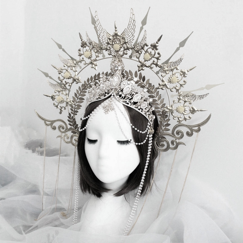 Virgin Crown Crown Material Pack Christmas Birthday Catwalk Headdress