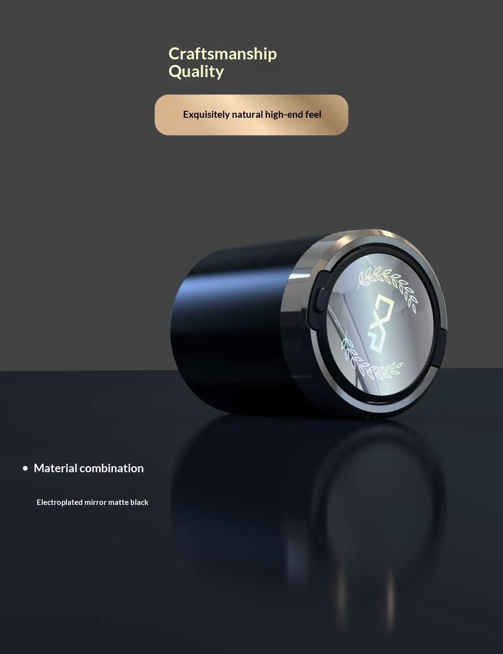 LED One-Button Openable Car Ashtray 7