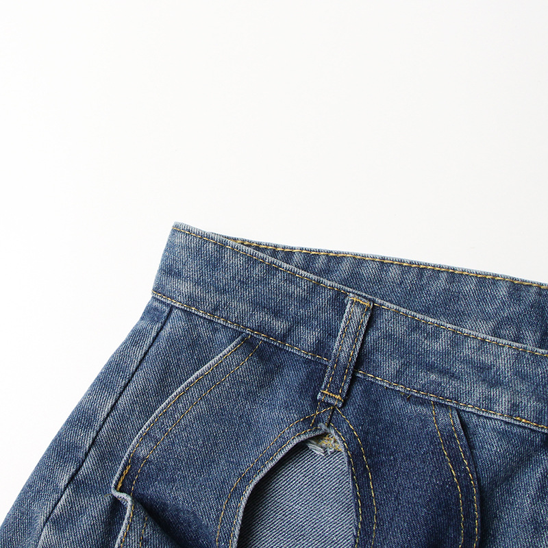 High Waist Straight Loose Slimming Jeans - Image 8