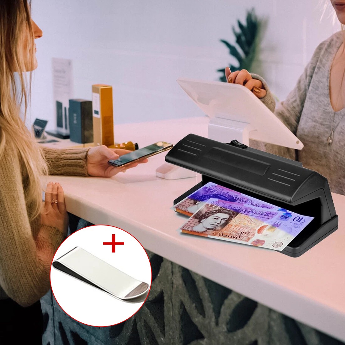 Counterfeit Uv Fake Black Light Money Note Detector Bank Checker Forged Tester — image 8