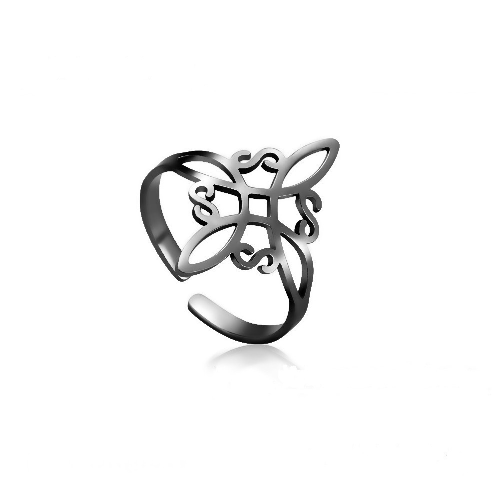 Title 5, Trinket Cut Titanium Steel Witch Knot S-shaped ...