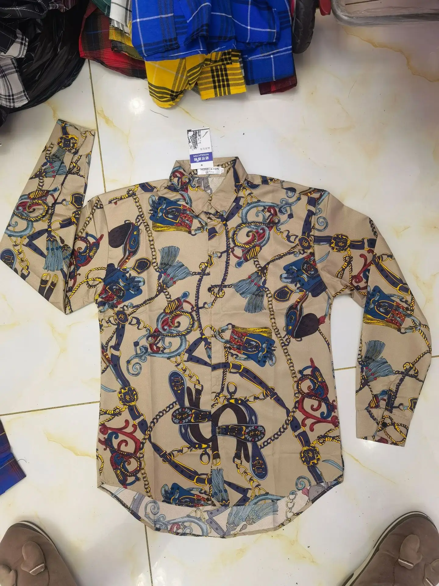 Casual Men's Lapel Long Sleeve Shirt