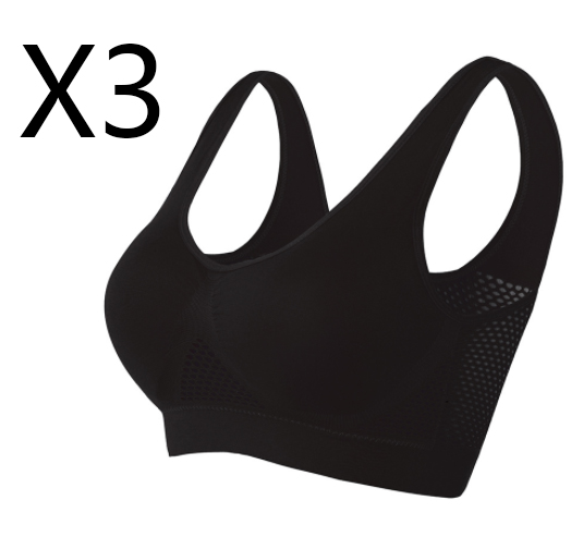 Title 5, Breathable Bra Large Size No Steel Ring Hollowe...