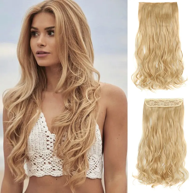 Women's Big Wavy Long Curly Hair Extensions Are Naturally