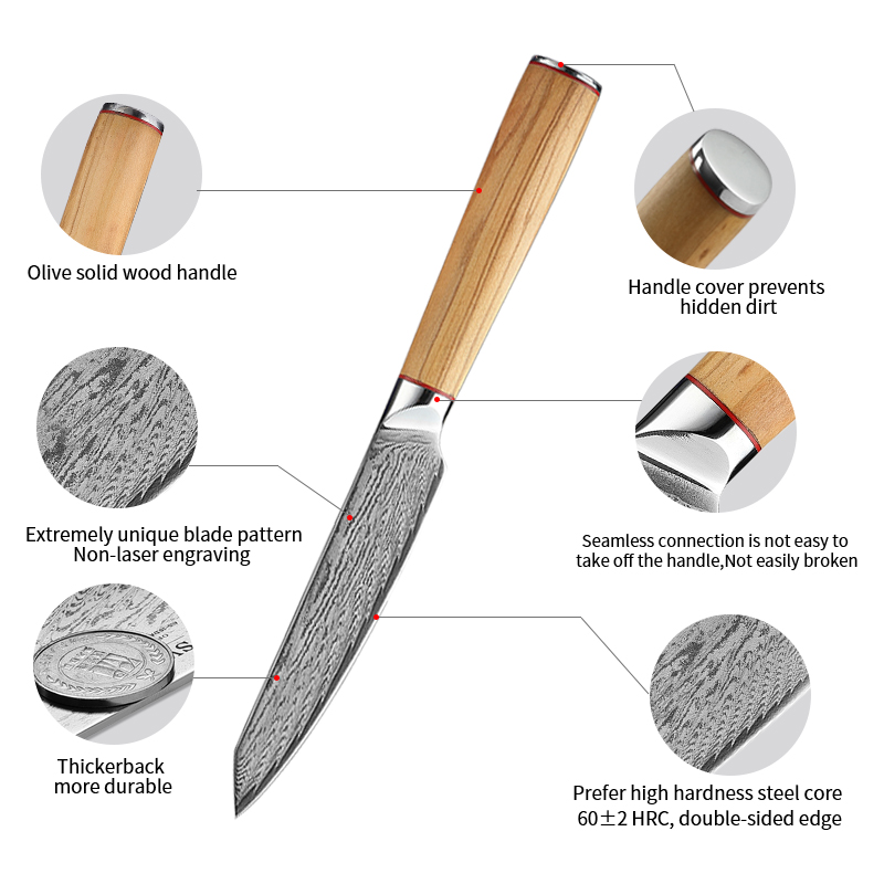 Title 6, Exquisite Household-grade Commercial Kitchen Knife