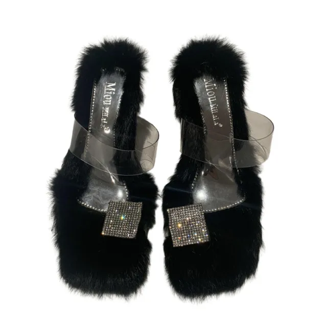 Beach Vacation With Crystal Stiletto Heels And Black - Shop at LoveMi