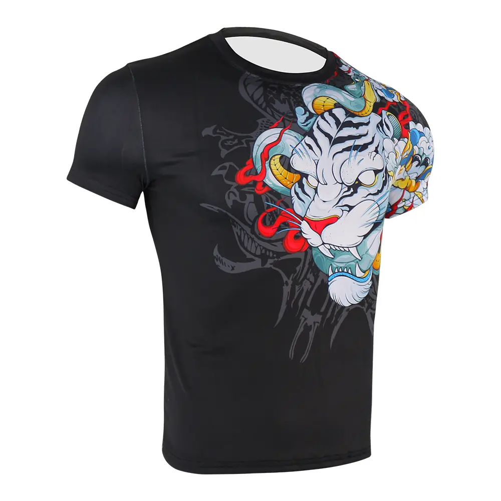 Round Neck Short Sleeve Printed Oversized Loose T-Shirt