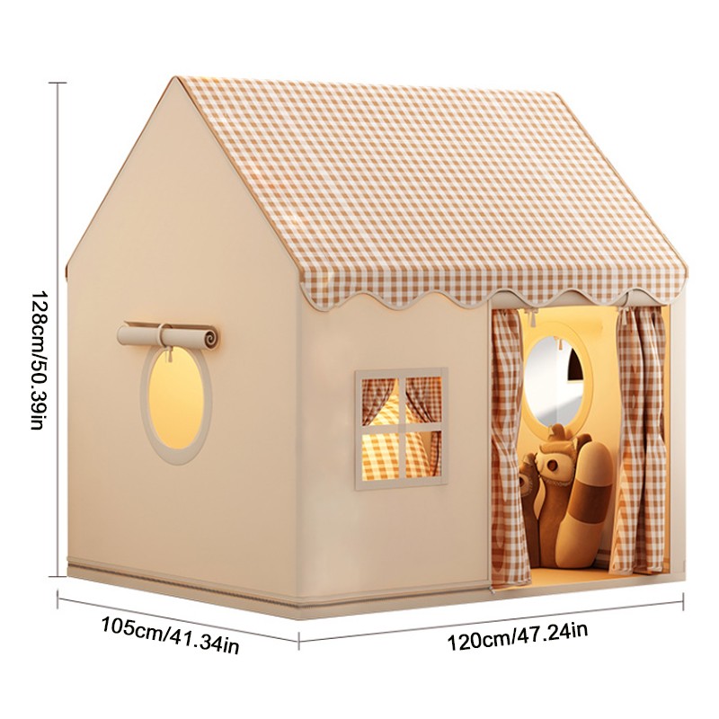 Princess Castle Tent Children Playhouses Baby Foldable Toy Indoor Outdoor Gift — image 4