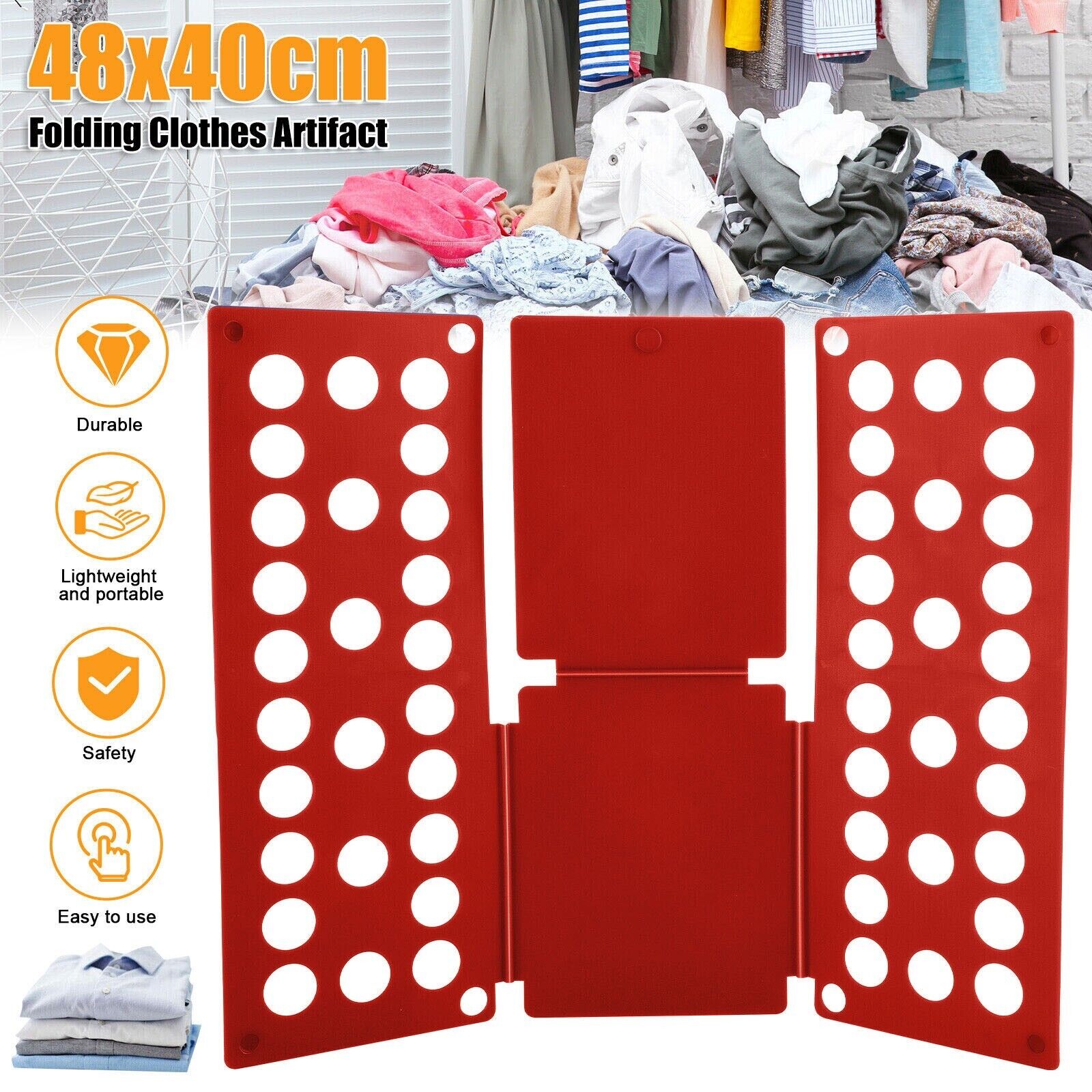 Kid's Clothes Folder Organizer Fast Fold Storage. we ship only inside the US, USPS First Class Package 2 Day Handling , 2-5 Day Shipping. Clothes Folder Folding Board Laundry Organizer T-Shirt Fast Fold Storage for Kids. The folding clothes artifact is ma