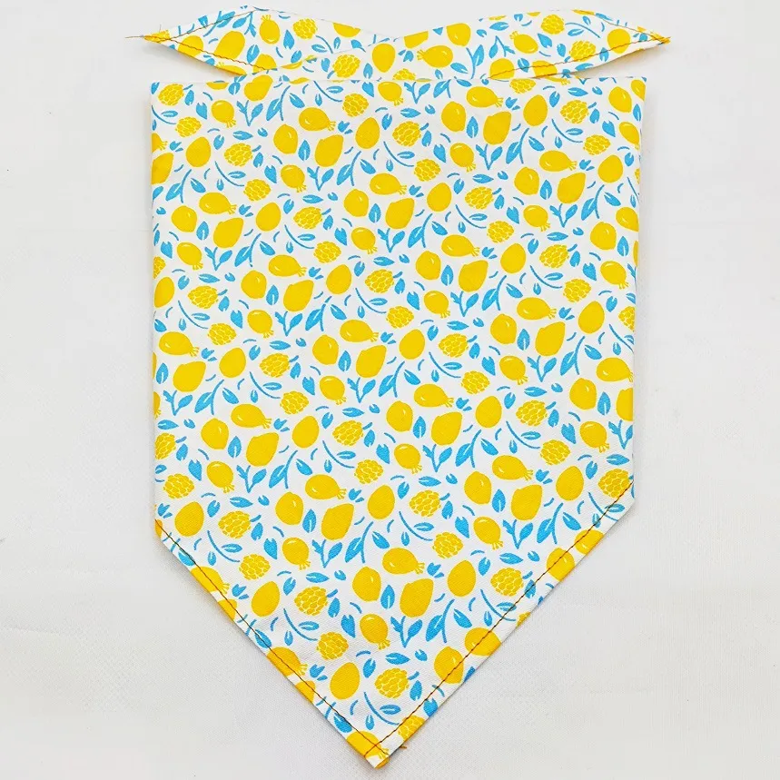 Fruit Green Leaf Pet Scarf Drool Towel - Color3