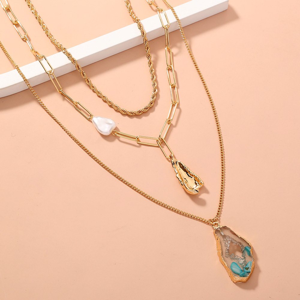 Imitation Baroque Pearl Simple All-match Necklace