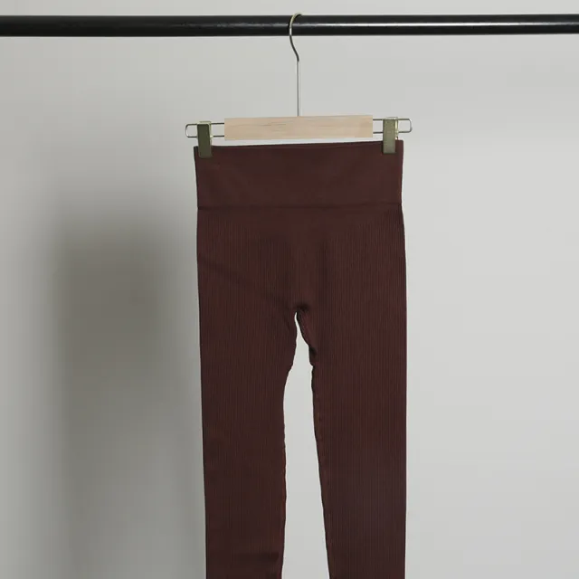 Women's High Elastic Quick drying Tight Running Pants Dark Coffee - Shop at LoveMi