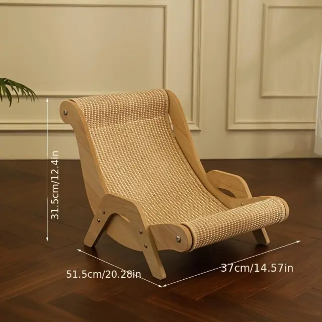 2 in 1 Cat Hammock And Scratching Post Durable Linen Rope Pet Rest Chair For All Seasons Small Size - Shop at LoveMi