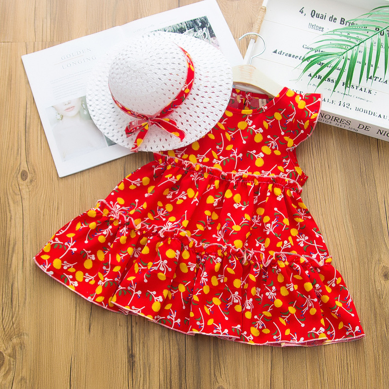 Title 6, Summer Dress Korean Style Fashion Send Straw Ha...