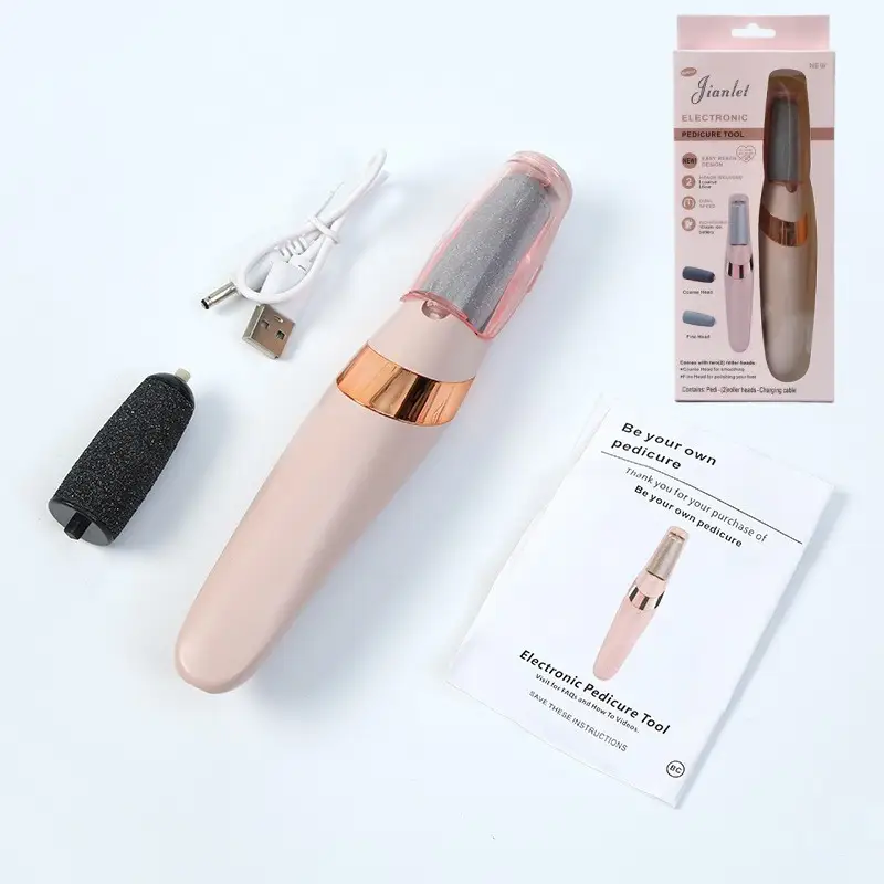 Rechargeable Electric Foot Grinder Pedicure Machine Tool Dead Skin Remover