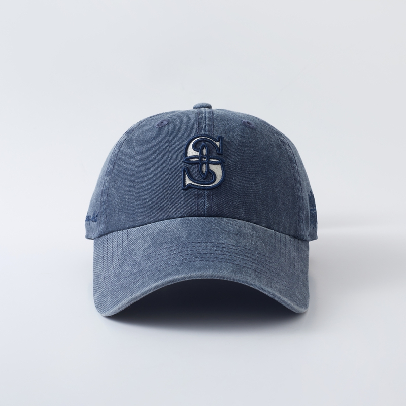 Washed 3D Embroidery Baseball Cap — image 4 of 14