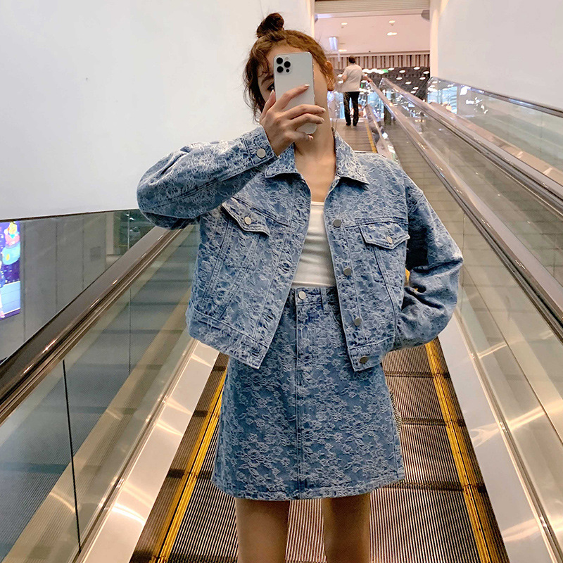 Women's Fried Street Denim Short Jacket