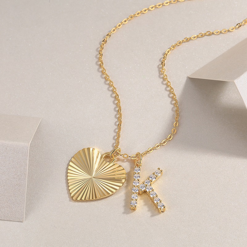 1Heart Secret - A Fashionable And Trendy Necklace Pendant Diamond Jewelry Necklace Set With 1-carat Moissanite S925 Sterling Silver And Gold Plating Prohibit TikTok sales