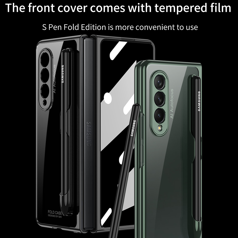 Mobile Phone Case Folding All-inclusive Electroplating Transparent Anti-drop - Image 2
