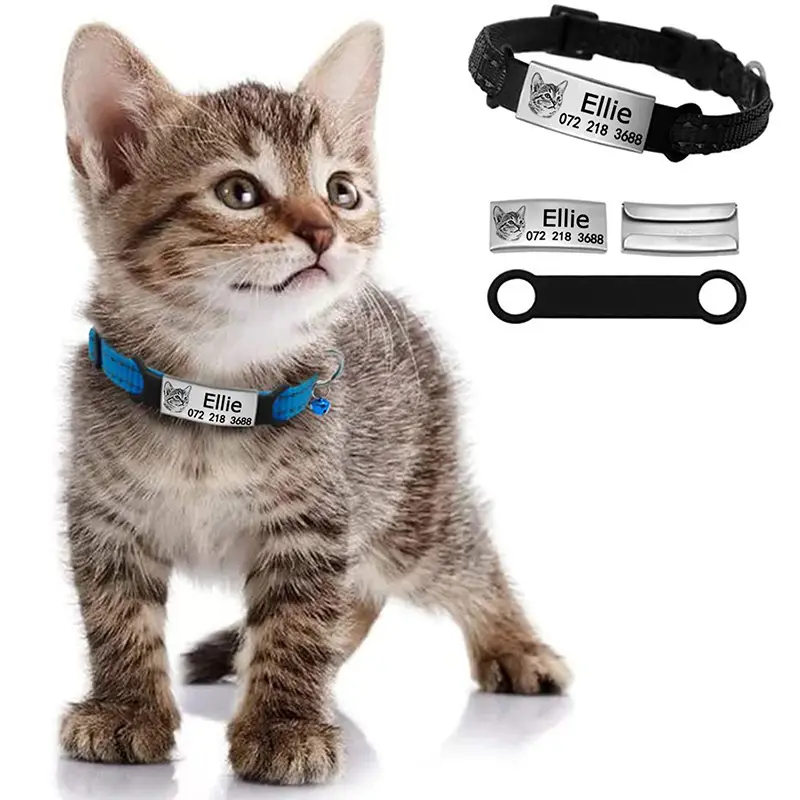 Dog Collar Bell Brand Pet Tag Lettering