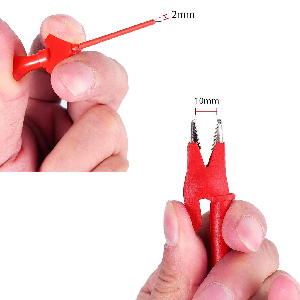23Pcs Multimeter Test Leads Kit Silicone Probe Alligator Clips Banana Plug Tool — image 2