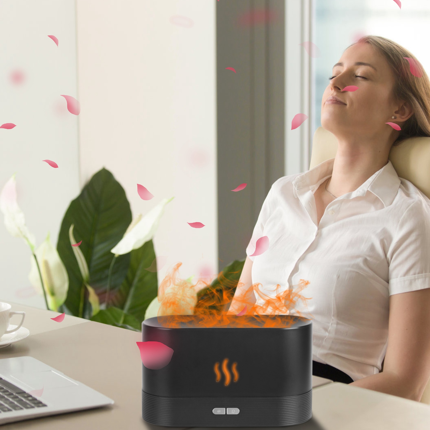 120ml Cool Mist Portable Essential Oil Humidifier Ultrasonic Aroma Diffuser