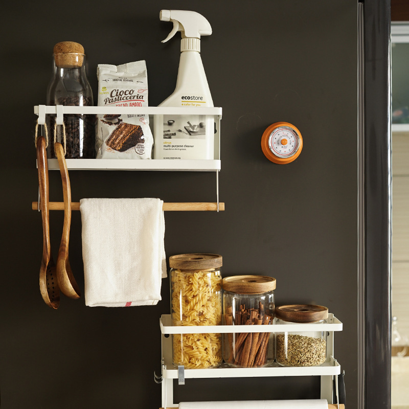 Title 3, Foldable kitchen magnetic iron art rack