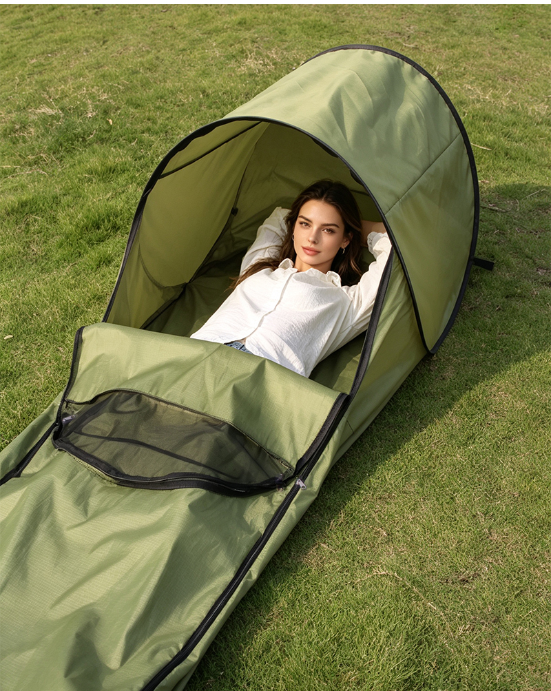 3D Sleeping Bag For One Or Two People Portable Lightweight, Mosquito-Proof  And Dirt-Resistant Tent Sleeping Bag Cover For Outdoor Camping — foto 14