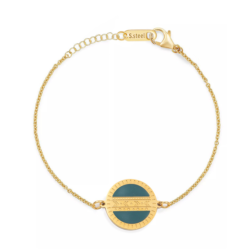 New Style Stainless Steel Bracelet European And American Simplicity