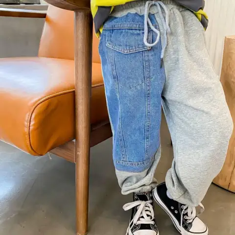 New Big Children's Version of Baoqiu Style Trousers