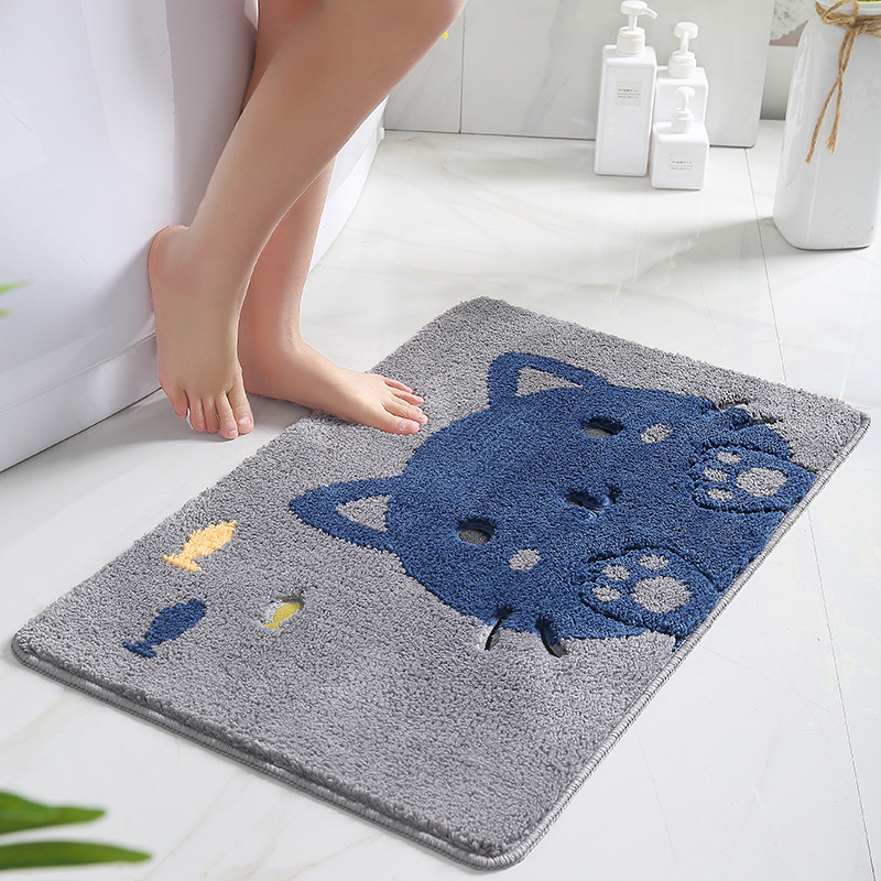 Title 3, Xia Lang Cartoon Door Mat Door Mat Absorbent Fo...