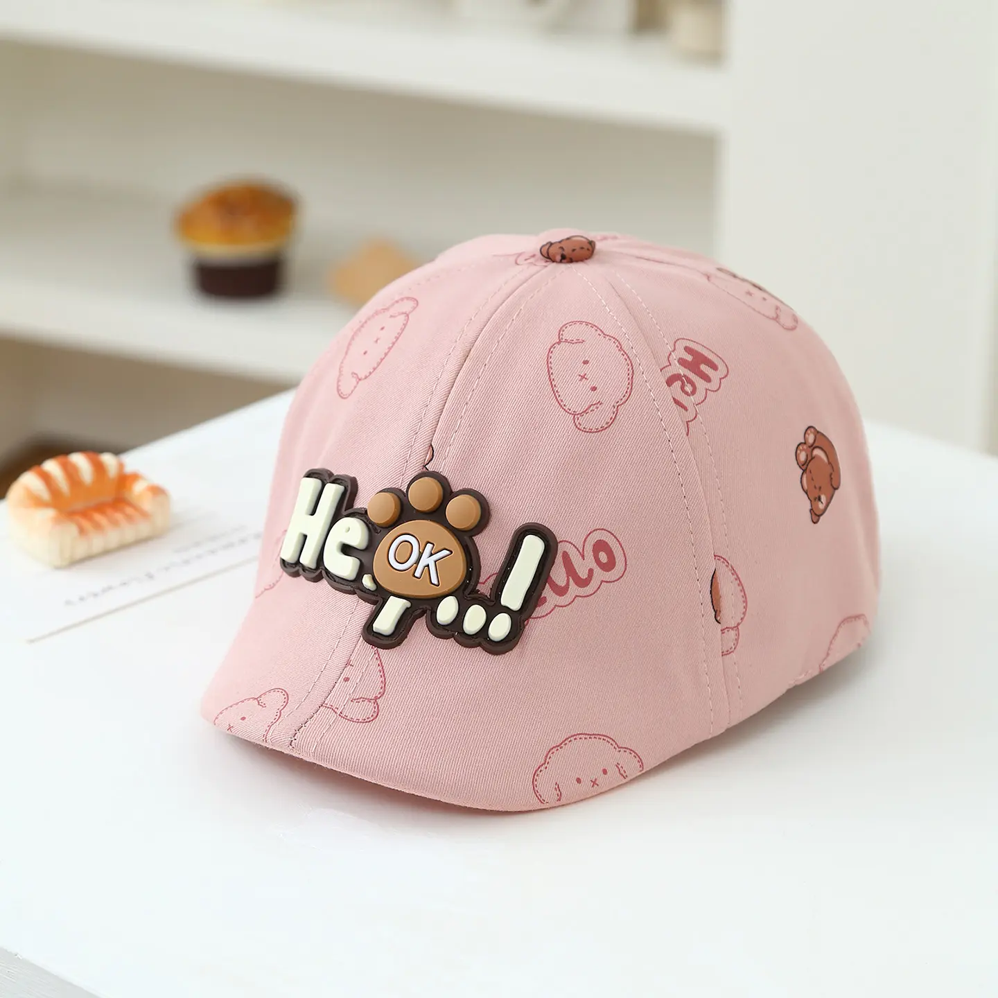 Children's Three-dimensional Letter Bear Paw Printed Cartoon