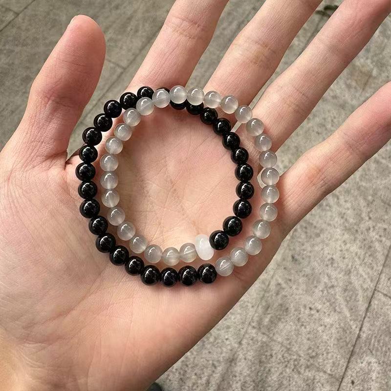 Obsidian Beaded Bracelet