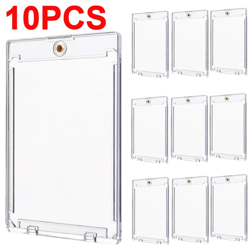 10 Pack V35pt One Touch Magnetic Trading Card Holder Case Mag — image 8