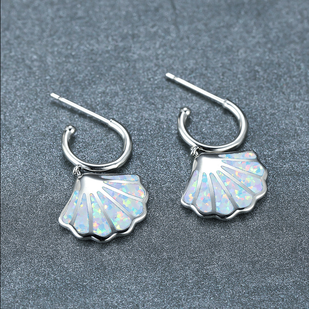 Title 3, Simple Versatile Retro Ocean Earrings Jewelry