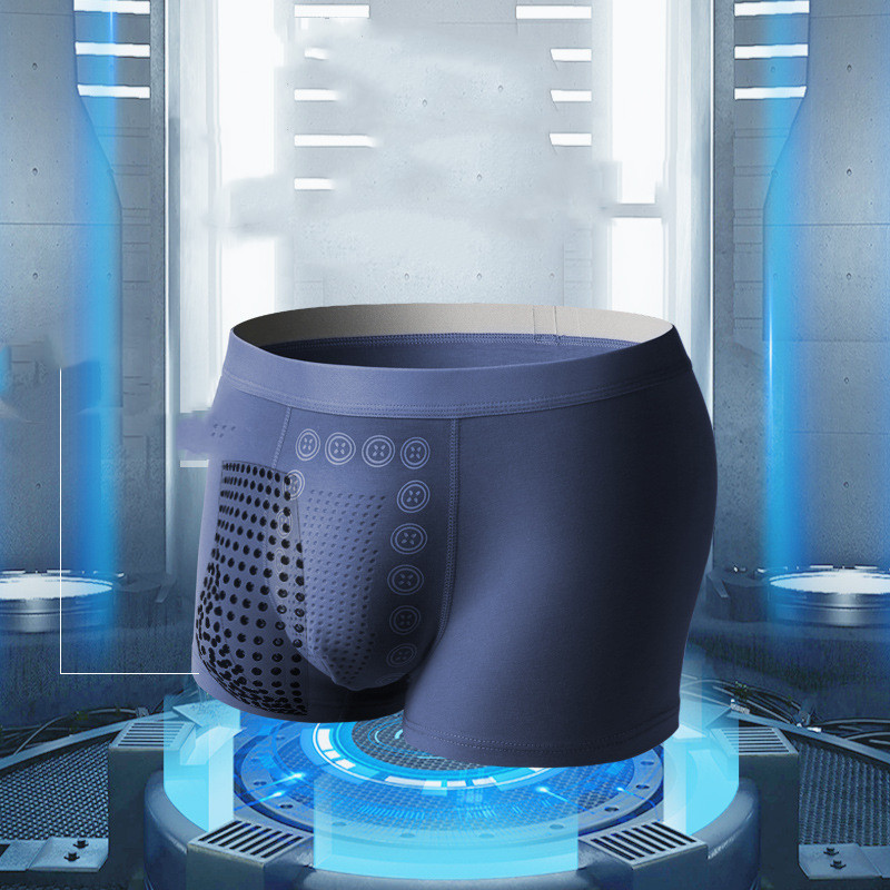 Men's Graphene Antibacterial Bottom U Convex Boxer Pants