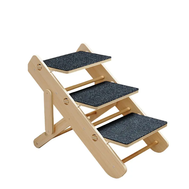 Adjustable Non Slip Pet Climbing Ladder, Cat